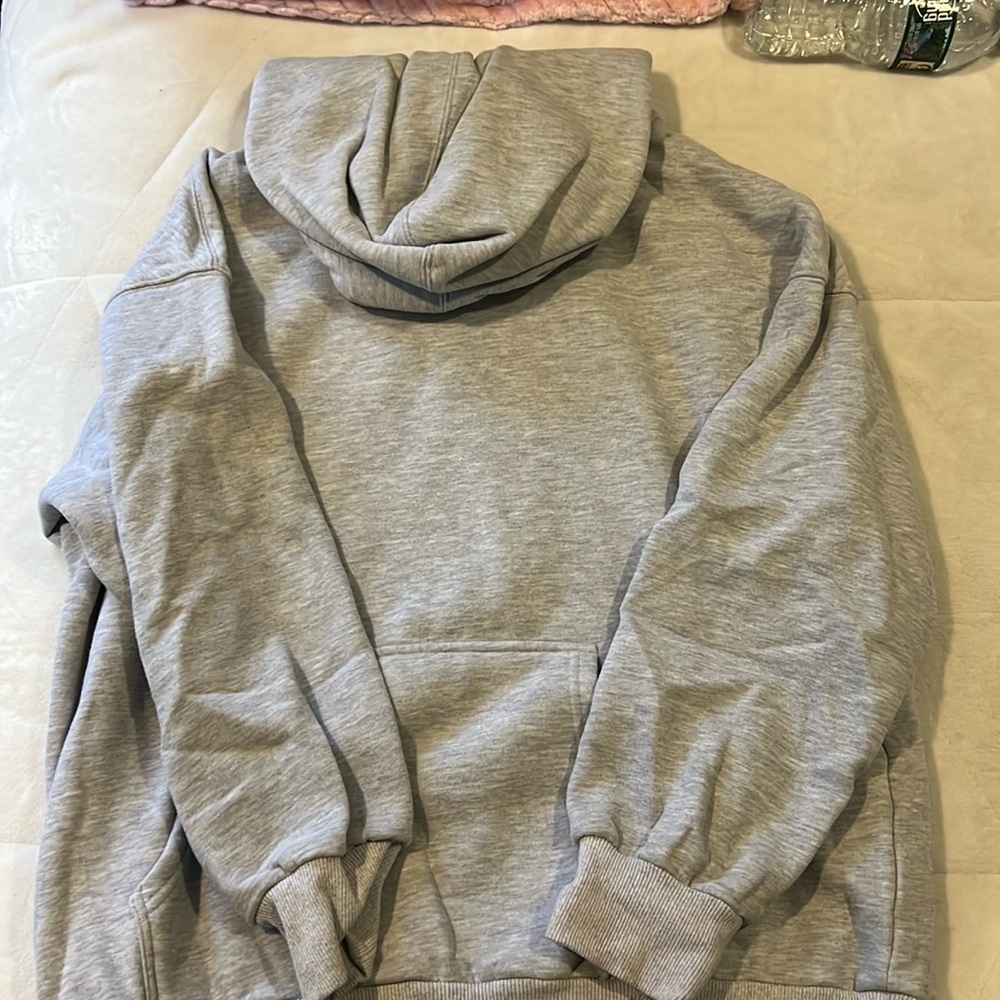 heather grey hoodie